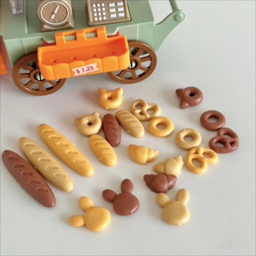 Colorful Ice Cream Truck Toy Dessert Stand Children's Food Stand Truck Toy Mini Bread Truck  Kids