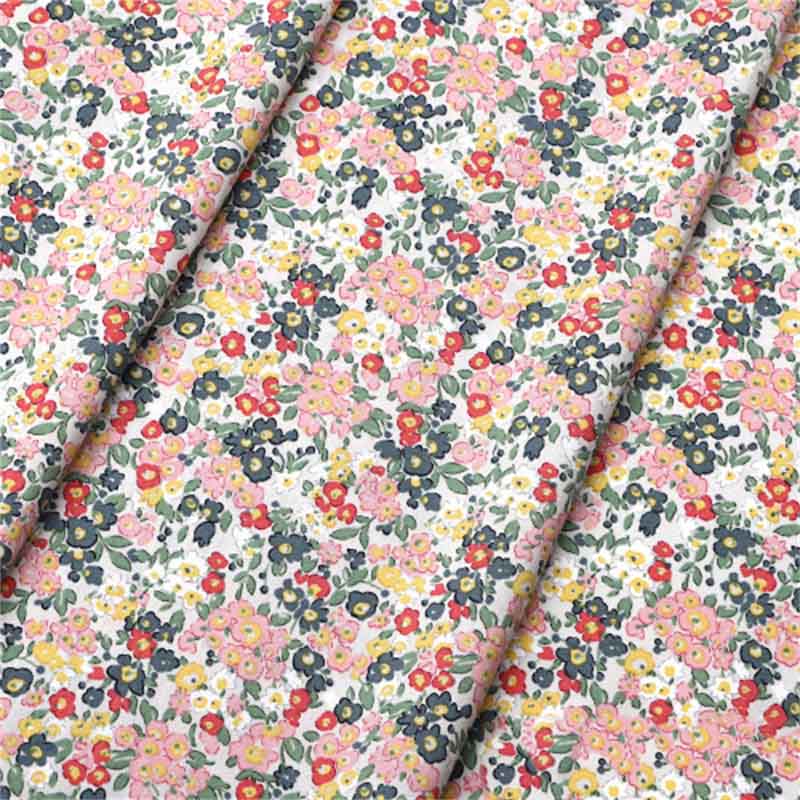 Fresh Printed Light and Thin Skin Friendly Handmade DIY Rich Colors Pure Cotton Floral Print Poplin Fabric Fabric Breathable