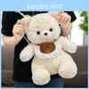 Lace Scarf Cute Teddy Bear Plush Toy Backpack With Detachable Strap Shoulder