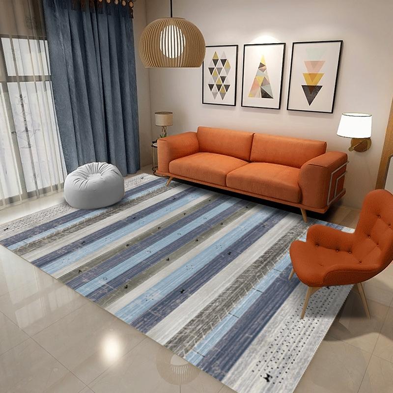 Nordic Style Moroccan Living Room Carpet Sofa Coffee Table Crystal Velvet Carpet Home Bedroom Full Bed Side Blanket