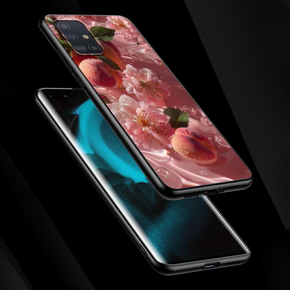 Чехол с фруктами (апельсин, арбуз) для Samsung Galaxy A51 A53 A54 A31 A52 A12 A13 A21s A22 A32 A11 A22 A33 A41 A52s, TPU чехол для телефона