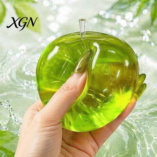 Kids Stress Ball Green Apples Ball, Slow Rising Soft Fidget Toy with Maltose Texture, High Squeeze Elastic Decompression Tool for Anxiety Relief,