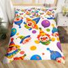 Cartoon Clown Duvet Cover For Kids Boys Girls Queen King Lightweight Quilt Cover Funny Circus Bedding Set Bedroom Decor No Quilt