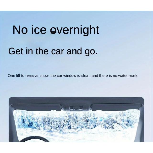 New Winter Snow-Proof Car Sunshade and Snow Shield, Extended and Thickened for Winter, Sunshade for Front Windshield, Snow Cover, Frost and Freeze