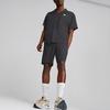 Puma Серия Downtown, однотонные повседневные шорты с эластичной резинкой на талии и логотипом, мужские брюки, черные 538253-01