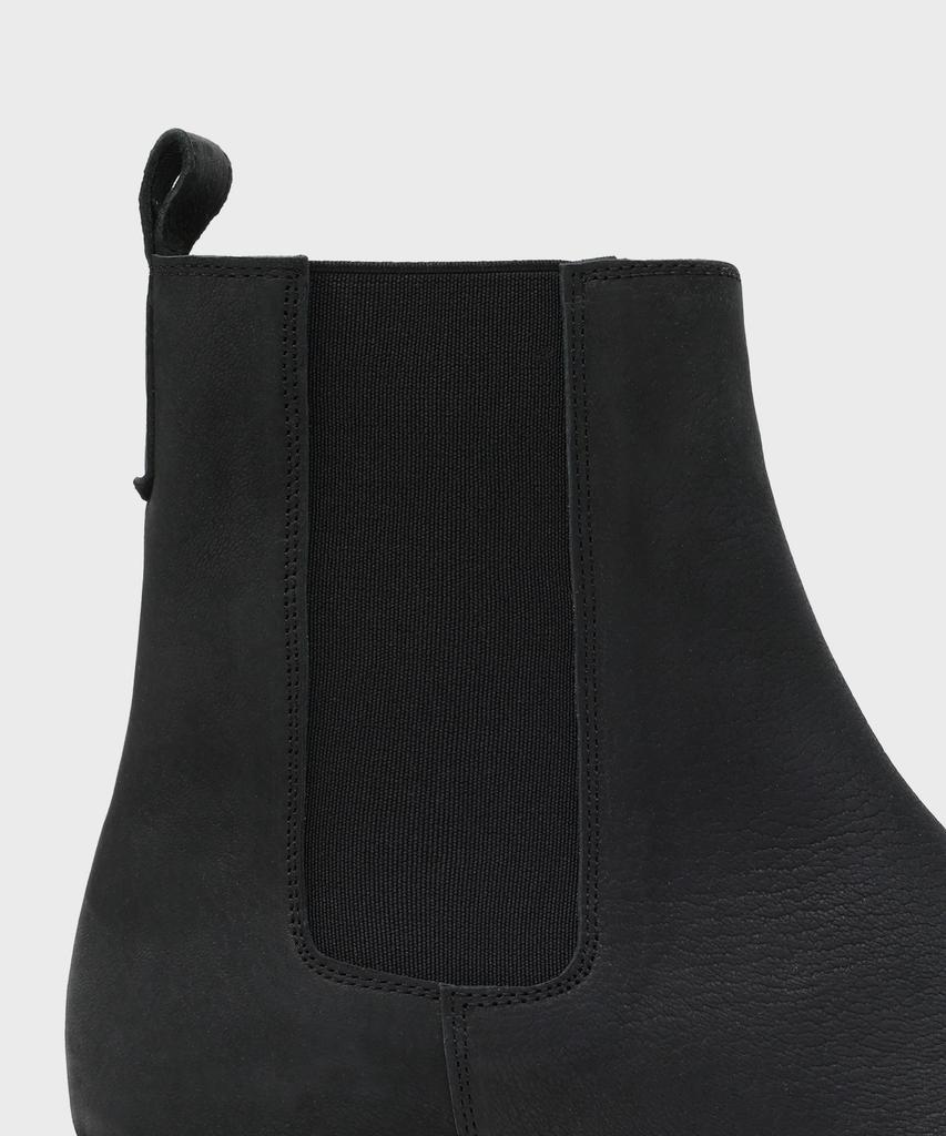 Firenze Atelier [Vibram] Round Toe Basic Chelsea Boots 9703 [Natural Black]