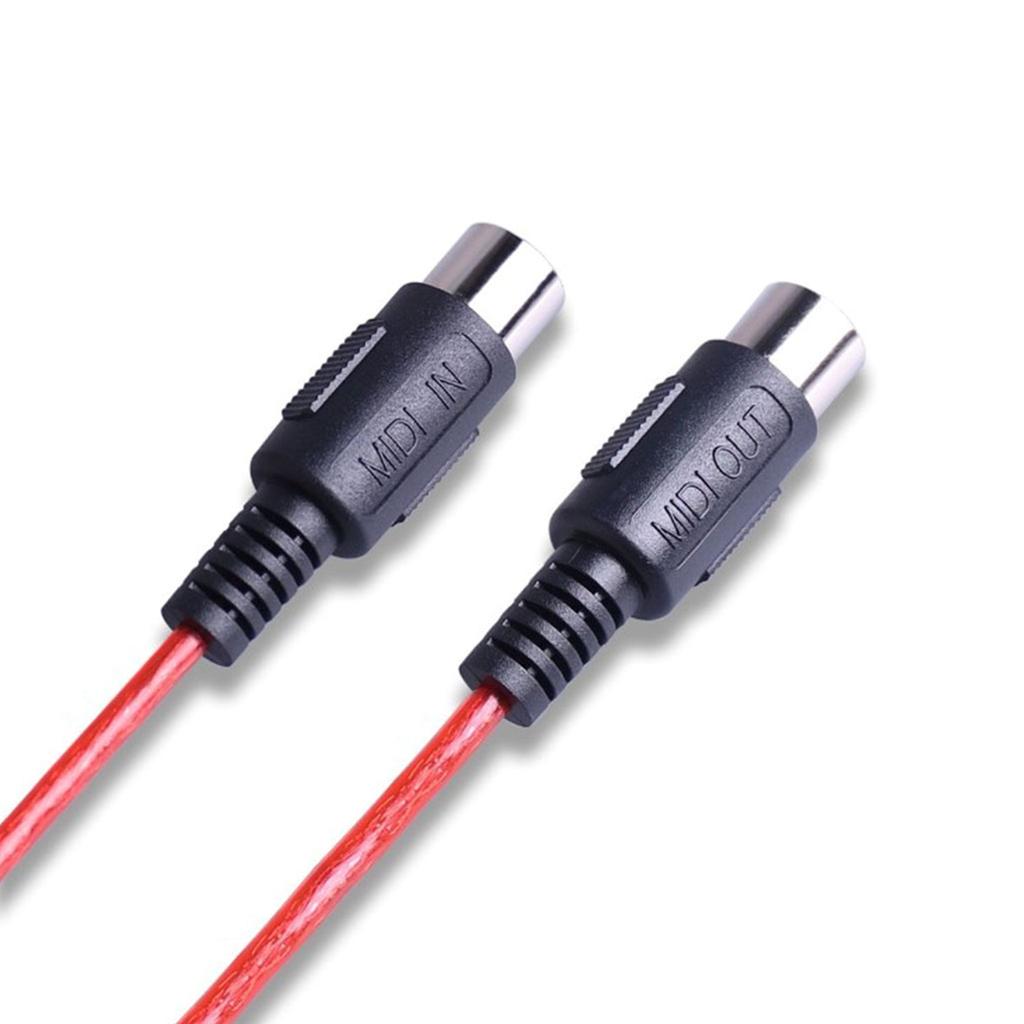 USB-MIDI Кабель-Конвертер 2 в 1 ПК к Синтезатору Музыкальная Студия Клавиатурный Интерфейс Проводной Штекер Контроллер Адаптер Шнур