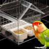 Bird Feeder Cage Accessories Feeding Multifunction Portable Bathing Hanging Bath Parakeet