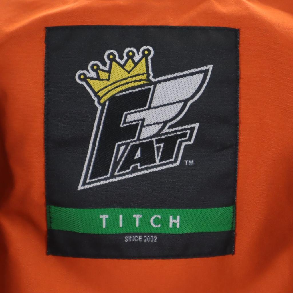FAT Long sleeve Nylon Coach jacket TITCH Black series Men's Used