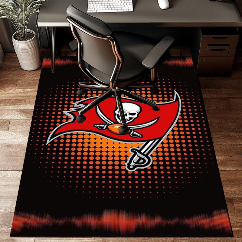 Tampa Bay Buccaneers Logo Rug Game Carpet, Floor Mat for Bedroom Living Room Entryway Rug, Home Decor Idea Gift for Christmas birthday