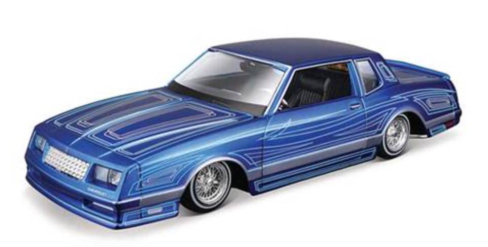 Масштаб 1/24, 1986 Chevrolet Monte Carlo Lowrider, Конфетно-синий