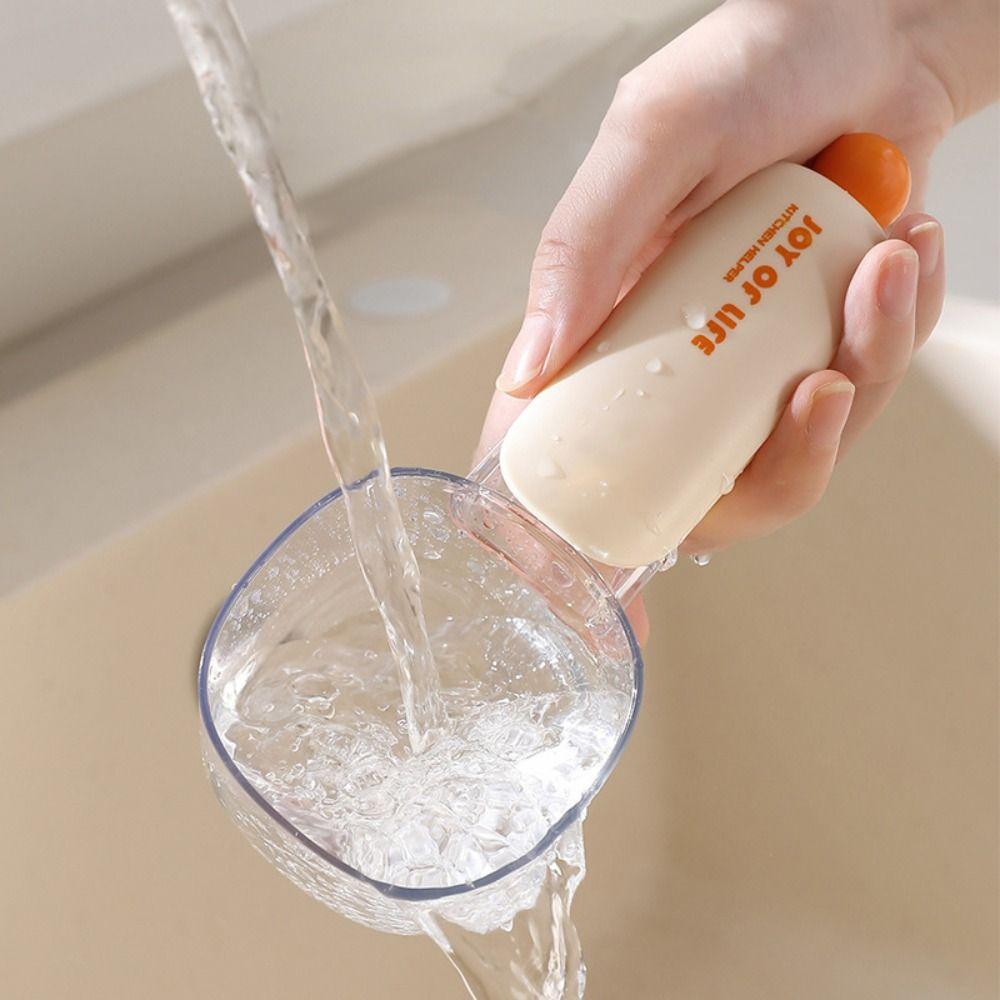 ПЭТ Кухонная ложка для риса Многофункциональная Защита от влаги и насекомых Бытовая ложка для еды С зажимным кольцом