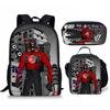 Skibidi toilet man schoolbag titan monitor man backpack satchel pencil case three-piece set