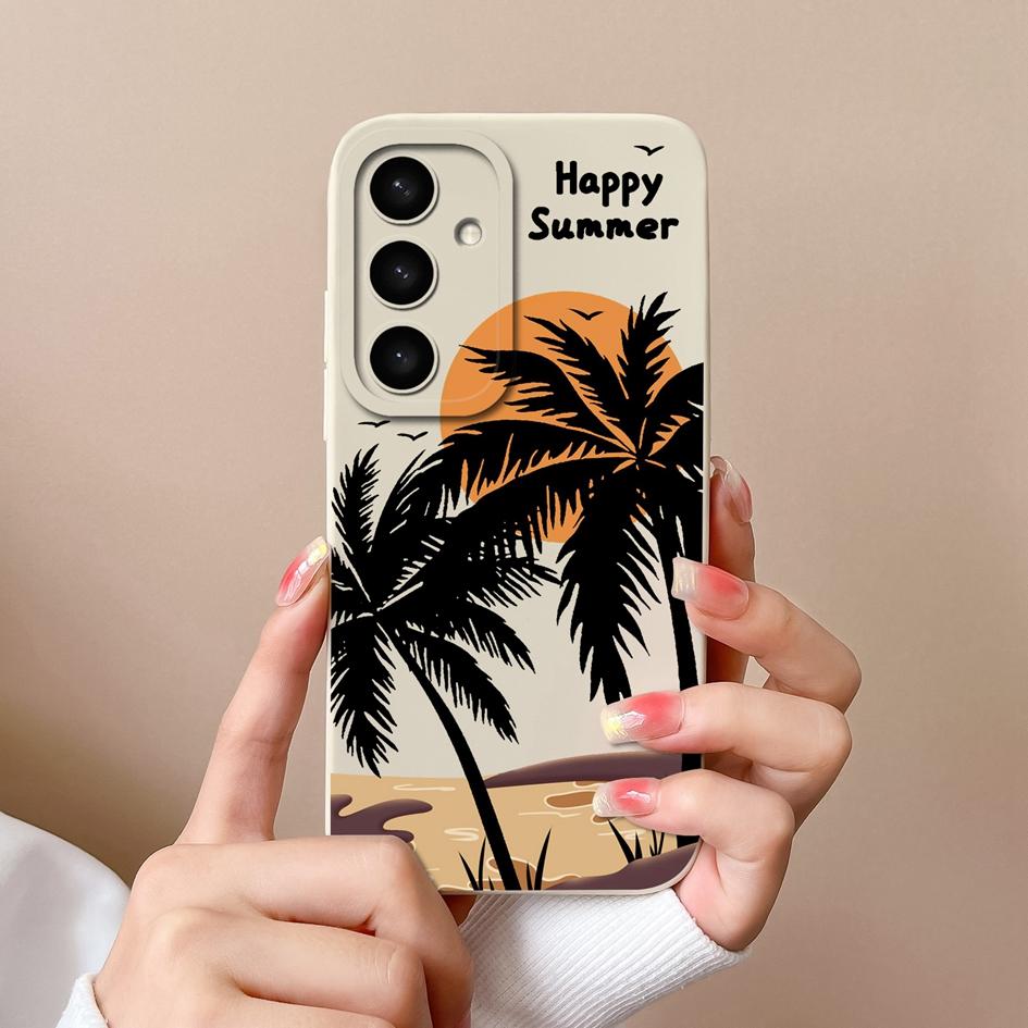 Горячие чехлы для Samsung S25 Plus Ultra A16 A23 A36 A56 F14 4G 5G чехлы красочные опавшие листья супер ударопрочный мягкий силиконовый корпус для Samsung бампер