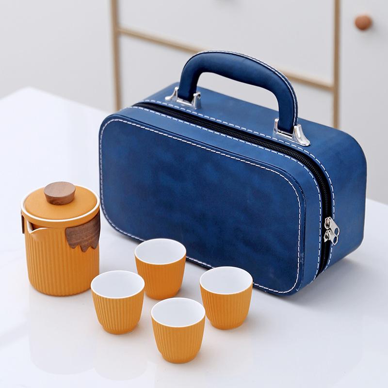 Креативный сувенир Гочао Керамический Портативный Дорожный Чайный Набор Бизнес Компания Высококлассные Подарки
