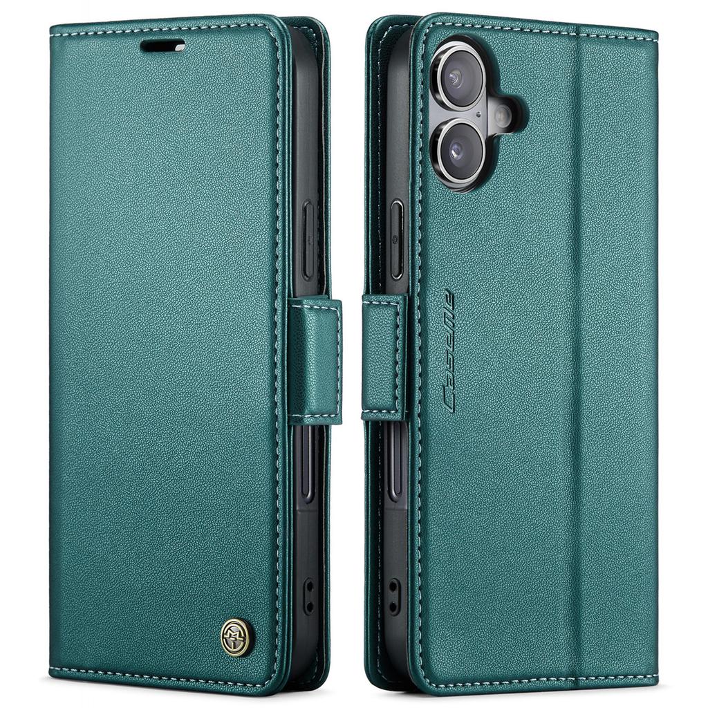 Для iPhone 17 Чехол CASEME Серия 023 Блокировка RFID Глянцевая Подставка Чехол для телефона