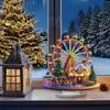Christmas Ferris Wheel Ornament Acrylic Ferris Wheel Display Board 2D Ferris Wheel Shelf Ornaments Desktop Ferris Wheel Decor