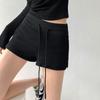 Women's Summer High-Waisted Drawstring Wide-Leg Hot Pants - Street Spice Style Sporty Casual Slim-Fit Shorts