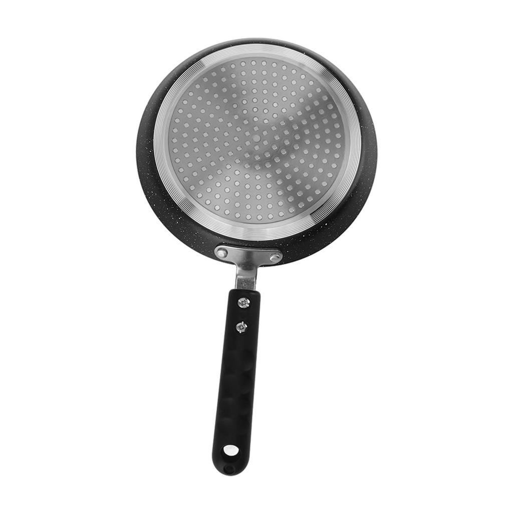 Crepe Pancake Pan Nonstick Round Shape Aluminum Alloy Portable Griddle Pancake Maker Pan 6in
