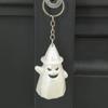Брелок для ключей с привидением на Хэллоуин со светящимся брелоком-призраком, цветное ожерелье с подсветкой, аксессуары для привидения на Хэллоуин