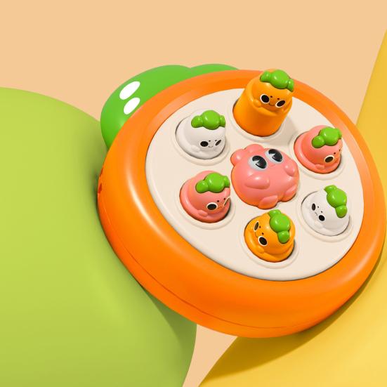 Интерактивная игрушка-головоломка «Ударь крота», забавная, безопасная, портативная, с редисом, мини-размер, игра-головоломка для малышей и детей