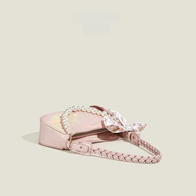 Женская сумка нишевая ручная сумка стиль модная сумка подмышкой цветная сумка для женщин одно плечо сумка через плечо