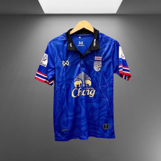 ТАИЛАНД Национальный футбол Футбольная тренировка ДЖЕРСИ CHEER Фанатская версия Быстросохнущая рубашка Поло Полиэстер Униформа с короткими рукавами Логотип слона Спорт на открытом воздухе