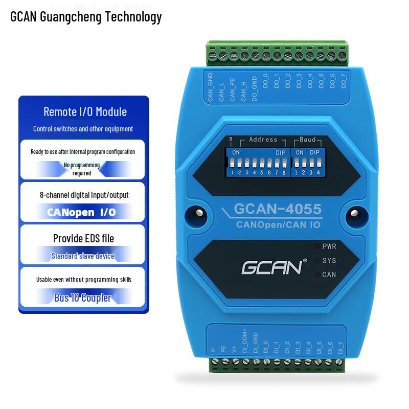 GCAN CANopen Distributed I/O Data Acquisition Modules