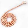 Golden Stainless Steel Snake Chain Metal Dog Chain P Chain Small Medium and Large Dog Pet Supplies Dog Necklace