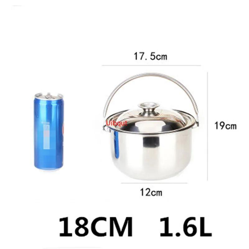 Кастрюля для супа, приготовление пищи, сталь, нержавеющая сталь, миска для тушения, кастрюля, кухонная утварь, сковорода, металлическая ручка, набор посуды для рамэна