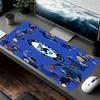 football club F.C Print Mouse Pad, for Keyboard Pad Laptop PC Mat for Office Home Use, Desk Decor, Perfect Birthday Gift for Gamers