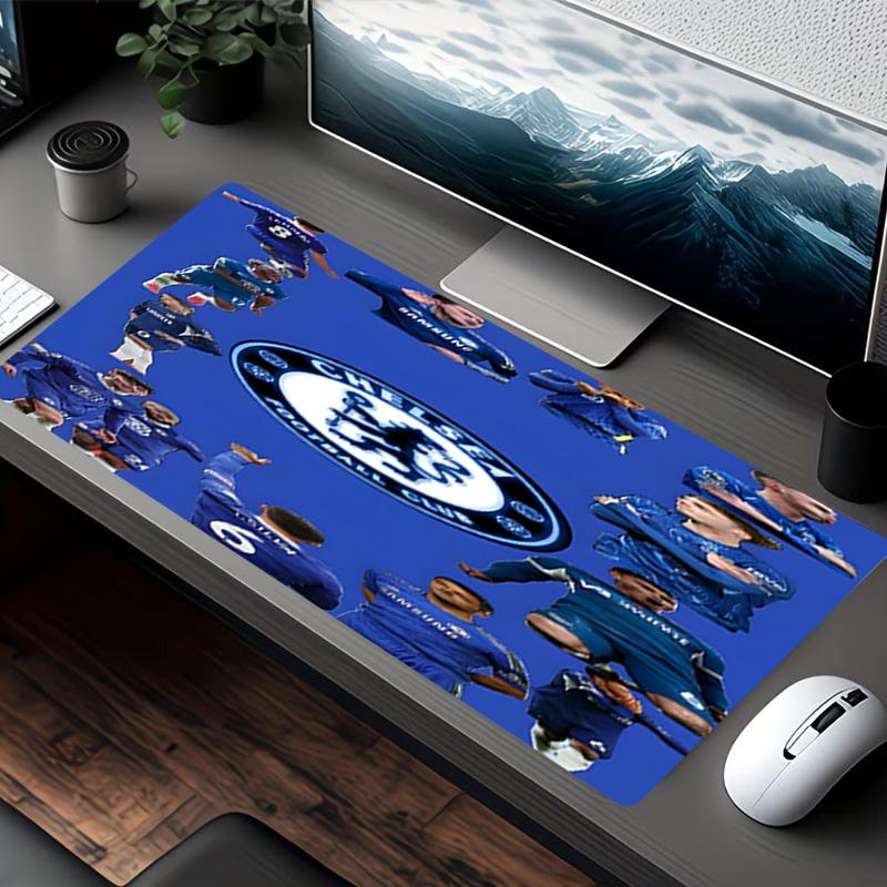football club F.C Print Mouse Pad, for Keyboard Pad Laptop PC Mat for Office Home Use, Desk Decor, Perfect Birthday Gift for Gamers