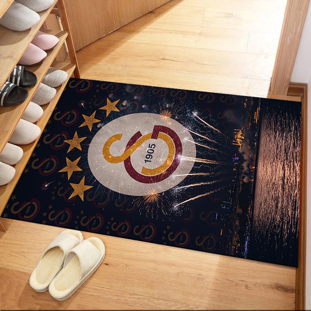 Galatasaray 63 Floor Rug Office Rug Design for Bedrooms Hallway Study room Balcony Anti-slip Rug Anime Office Decor Best for Christmas