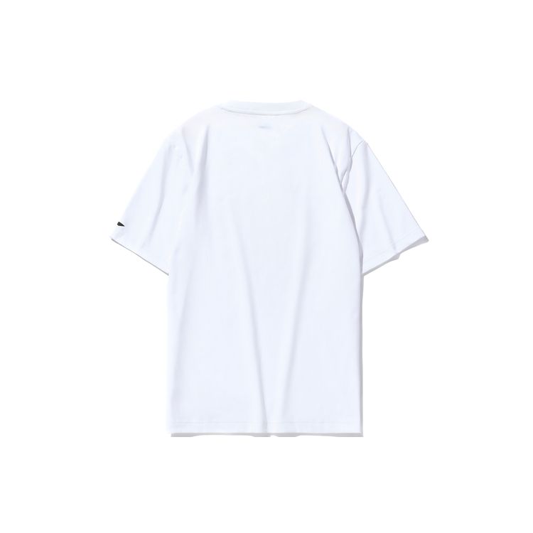 Li-Ning Мужская футболка с коротким рукавом и принтом городского алфавита, белая AHSQ743-3