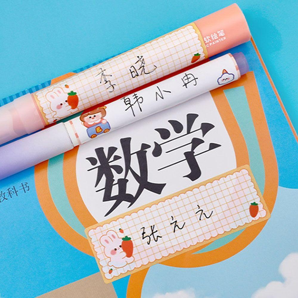 60 шт./рулон самоклеящиеся наклейки с именем записываемые наклейки этикетки высокого качества наклейки