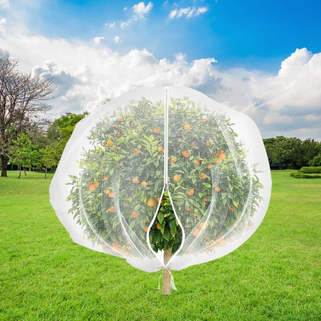 Чехлы для деревьев, износостойкие, садовая сумка-кошелек с застежкой-молнией и шнуром для оранжевых овощей и цветов