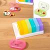 Portable Rainbow 7 Days Weekly Pill Medicine Box Drug Storage Case Container