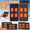 3 Levels of Heat Heated Seat Pad Camping Mat Rechargeable Outdoor Chair Cushion for Winter Stadium Indoor Outdoor Sports Beach