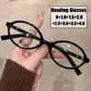 Круглая маленькая оправа, блокирующая синий свет, очки для чтения, очки для дальнего зрения с высокой четкостью, для женщин, сверхлегкие очки для пресбиопии