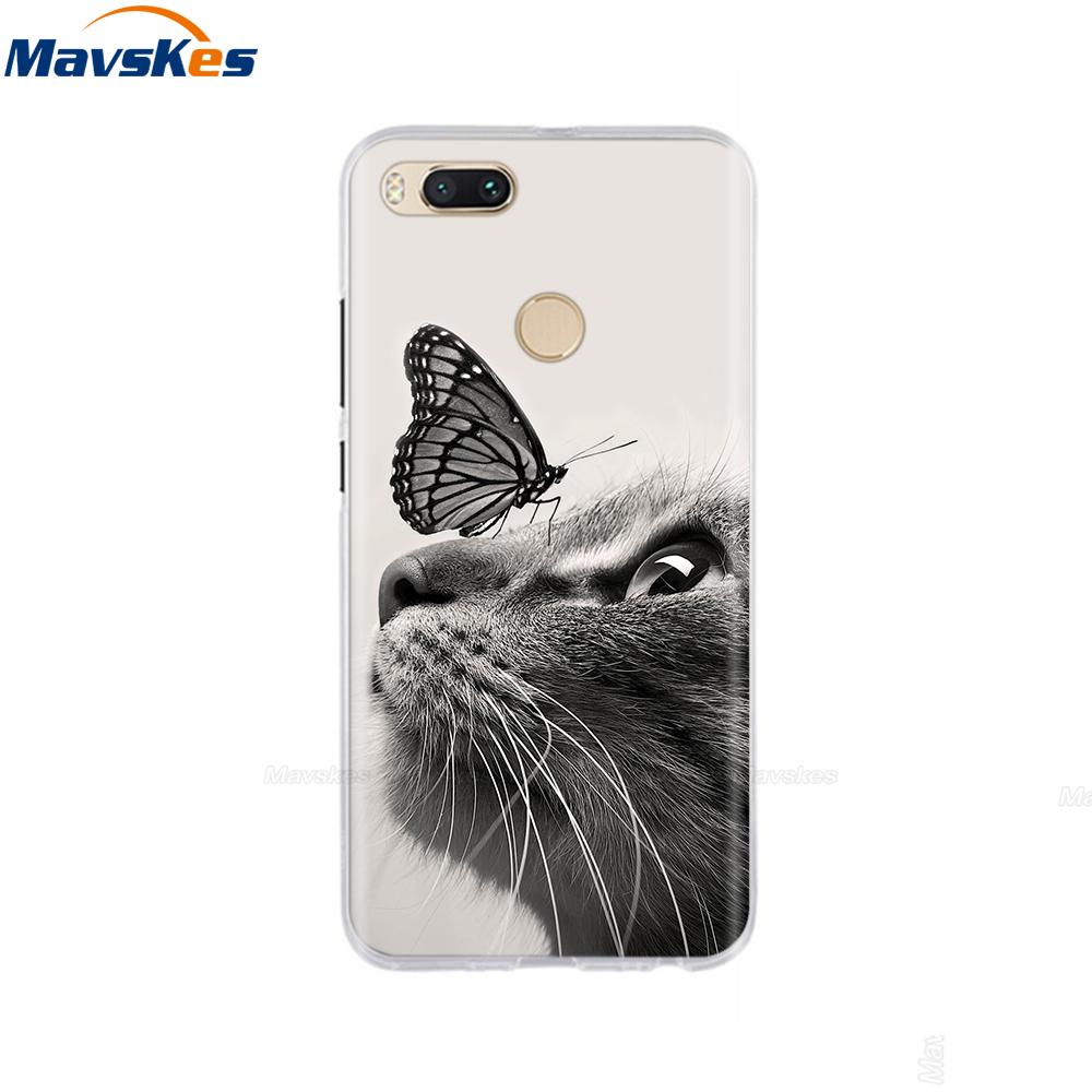 Чехол для Xiaomi Mi A1 Чехол MiA1 Обложка Чехлы для телефонов Fundas Coque Задняя крышка для Xiaomi Mi A1 Mi5X Мягкий силикон ТПУ Сумка Чехол Para
