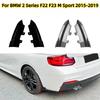 Автомобильные обвесы Карбоновое волокно ABS Задний бампер Спойлер-губа Боковой диффузор Сплиттер Для BMW 2 серии F22 F23 M Sport 2015-