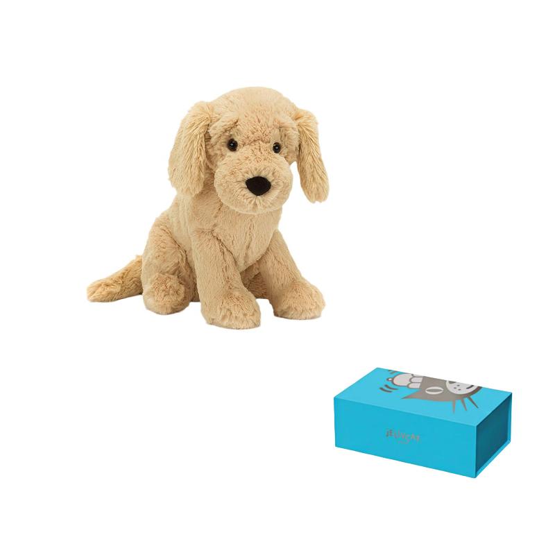 JELLYCAT Серия Собаки Тилли Золотистый ретривер Милая Кукла Плюшевая Кукла 27 см Высота