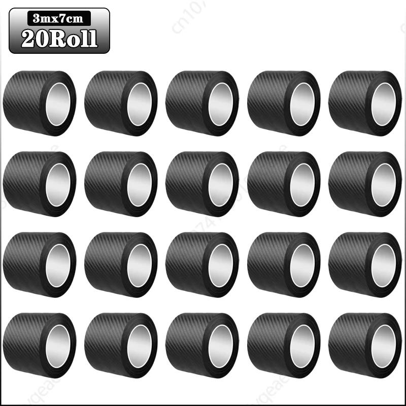 3м автомобильные 3D наклейки из углеродного волокна, защита порога от ступенек, багажника, бампера, бокового зеркала, антицарапающая лента, автомобильные наклейки