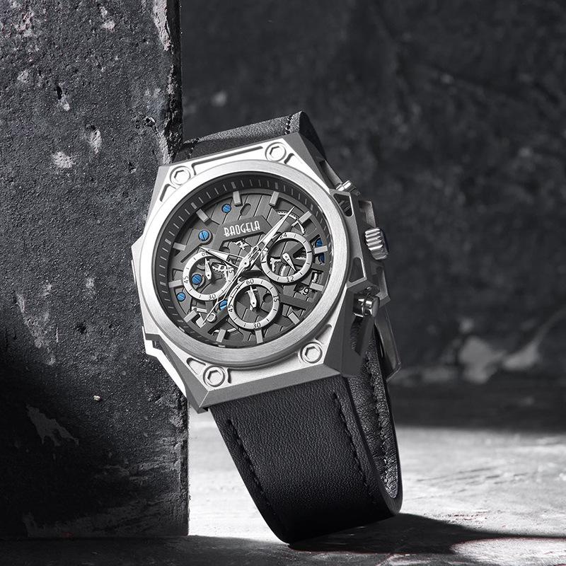 Новые роскошные мужские часы TOP Brand BAOGELA, мужские водонепроницаемые кварцевые часы из нержавеющей стали 316 для делового отдыха и отдыха