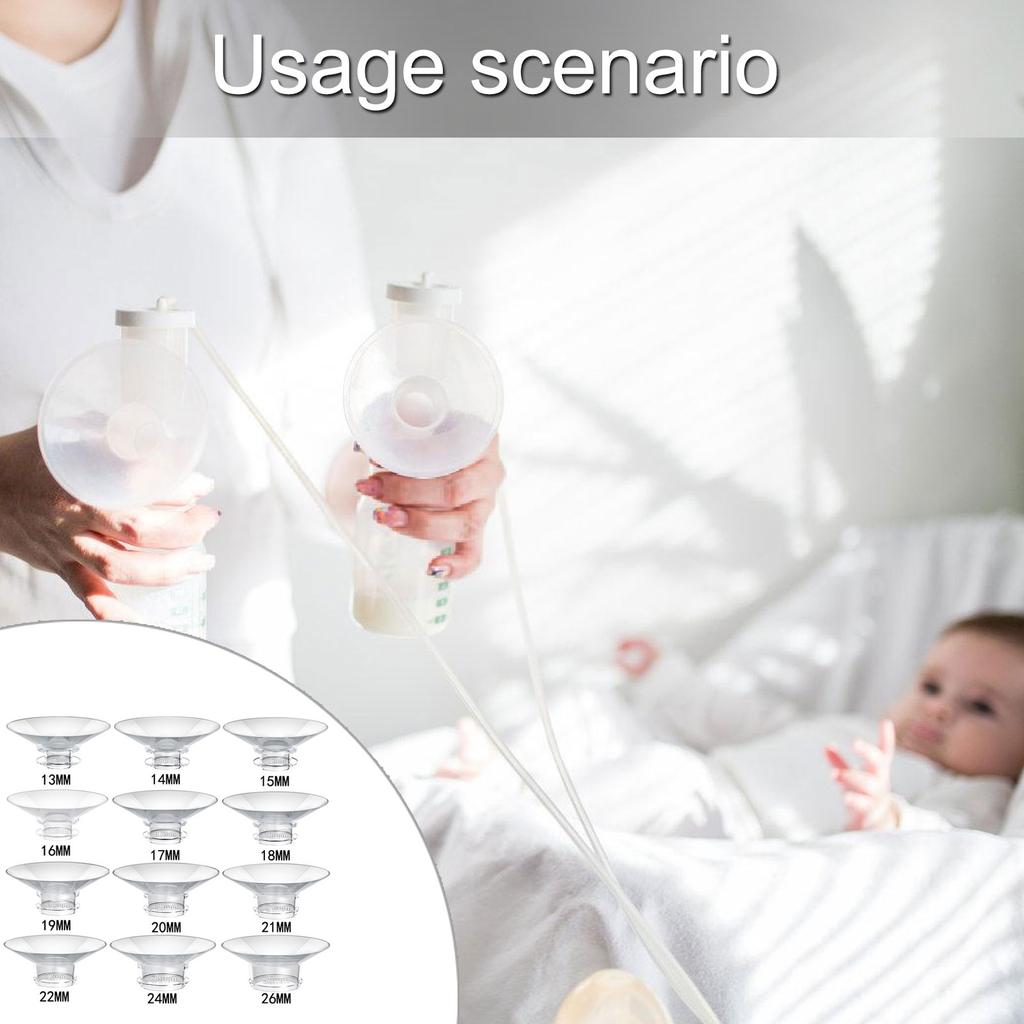 Силиконовый адаптер для защиты груди, простой в использовании фланцевый соединитель, фланцевый адаптер для молокоотсоса, простая установка для различных насосов
