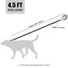 PU Leather Dog Leash 4.5ft Dog Leash Durable Pet Walking Lead Rope With Soft Touch Handle Strong For Small Medium Large Dogs Pug
