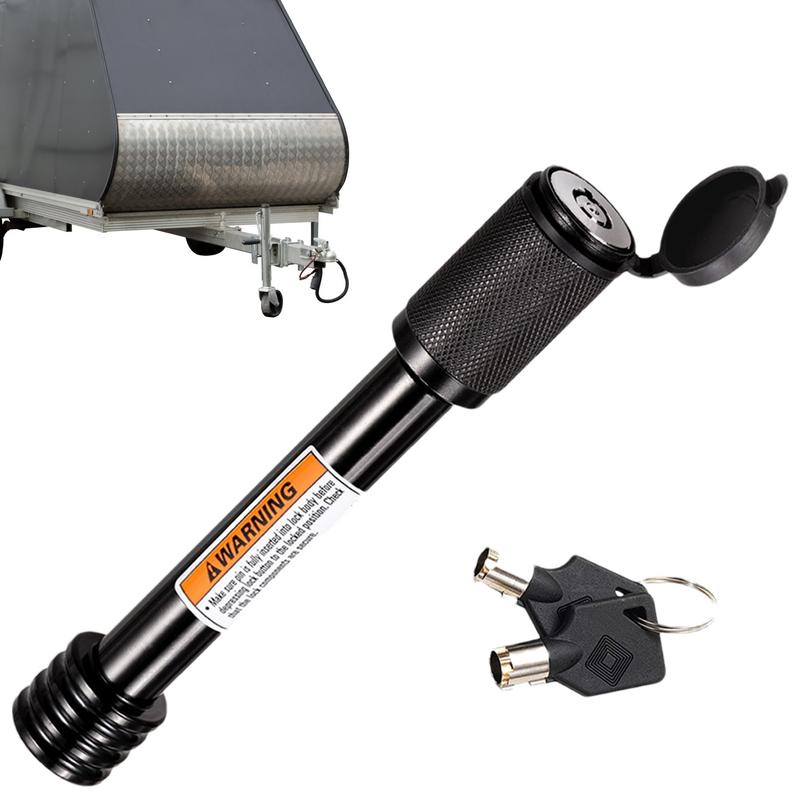 Замок для прицепа с ключами 5/8 Металлический штифт для сцепного устройства прицепа Водонепроницаемый штифт для сцепного устройства Автоматический замок для ресивера Замок для сцепного устройства прицепа