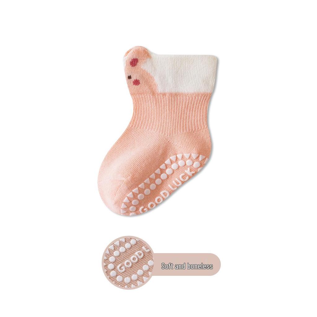 Non-Slip Cold-Insulating Toddler Socks for Spring and Autumn - Loose Fit, Seamless, Class A Quality