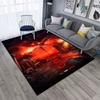 Halloween horror horror theme Stranger Things carpet home living room decoration table and chairs anti slip door mat outdoor picnic mat carpet A6