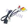 20Pin Interface RCA AUX IN/OUT Cable w/ SIM Slot For Android Radio Stereo Player